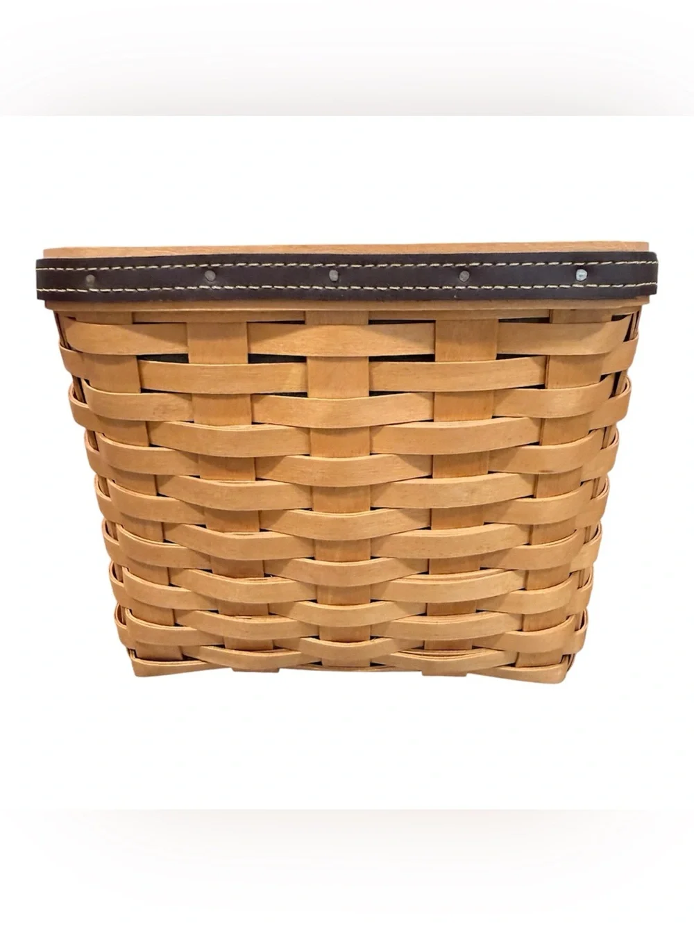 3 Longaberger Collection handcrafted wood baskets